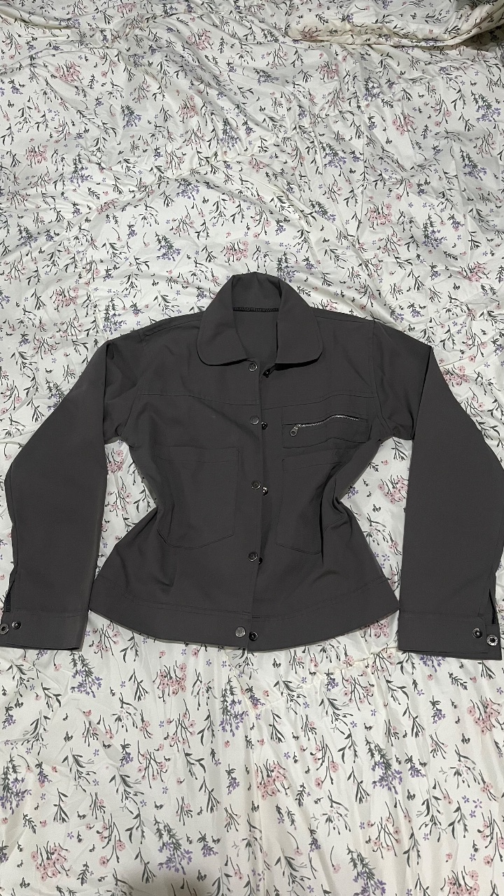 jaket abu