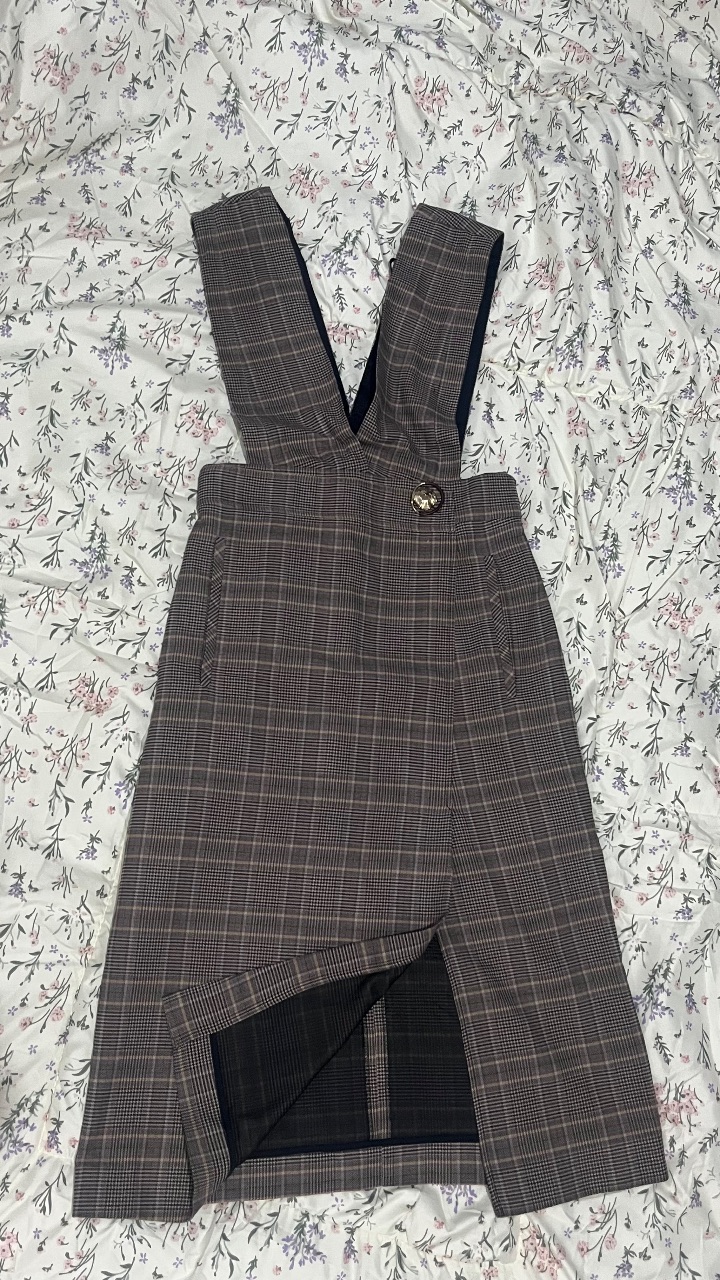 jumpsuit coklat