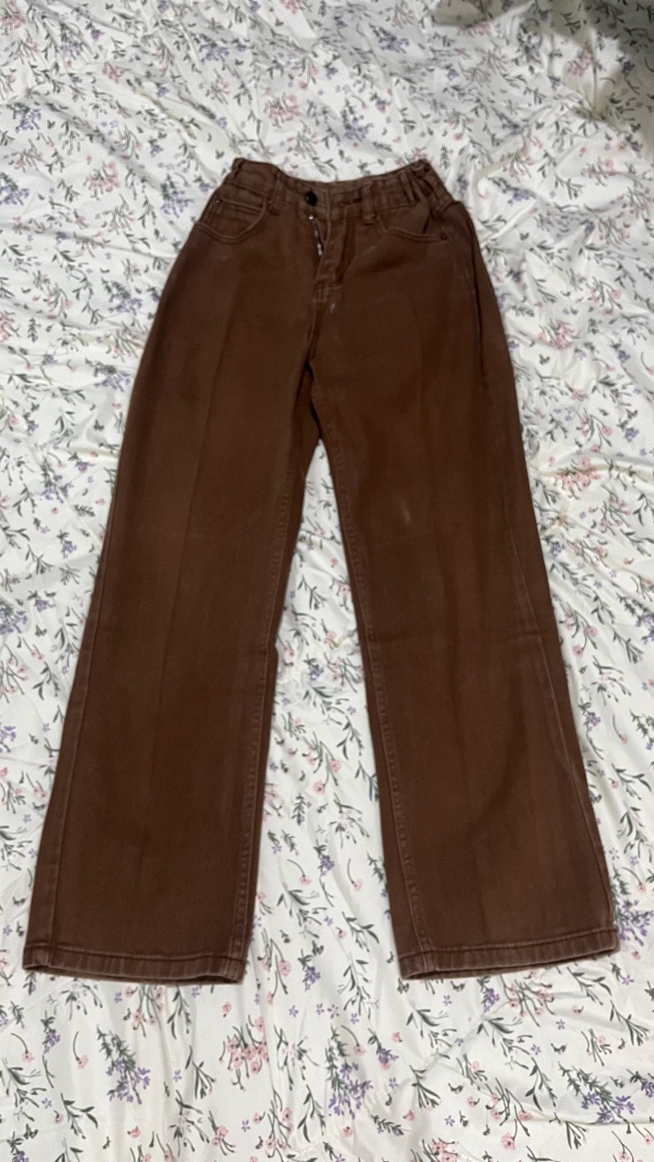 jeans coklat