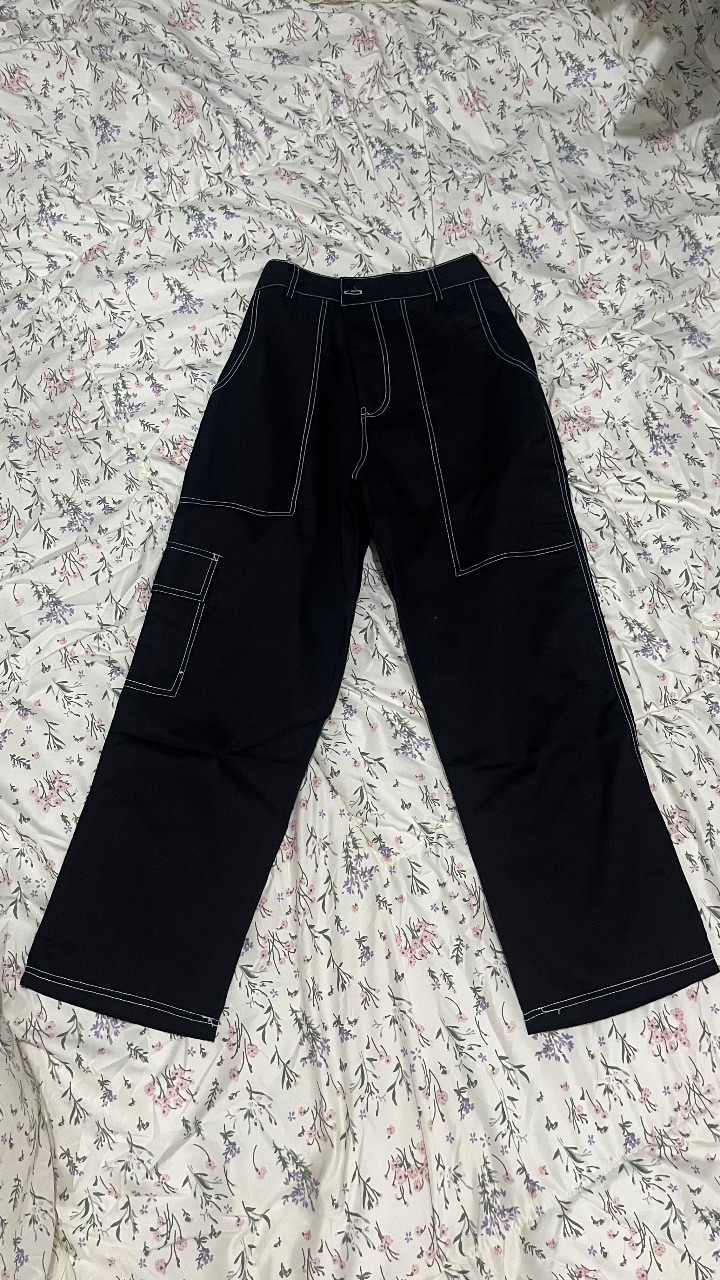 celana hitam bahan
